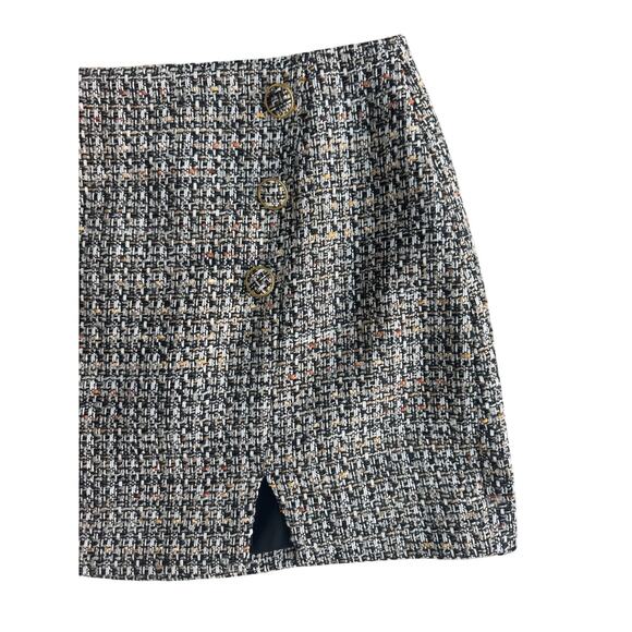 NWT Gianni Bini Caramel Samoa Tweed Mini Skirt Edinburgh Sizes 10 & 12 - Picture 4 of 8